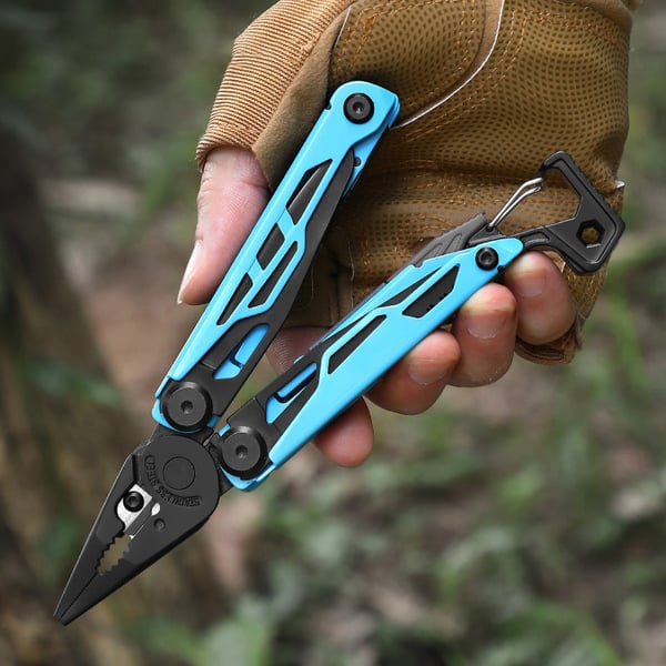 Pack Of 02- Portable Folding Multifunctional Stainless Steel Pliers