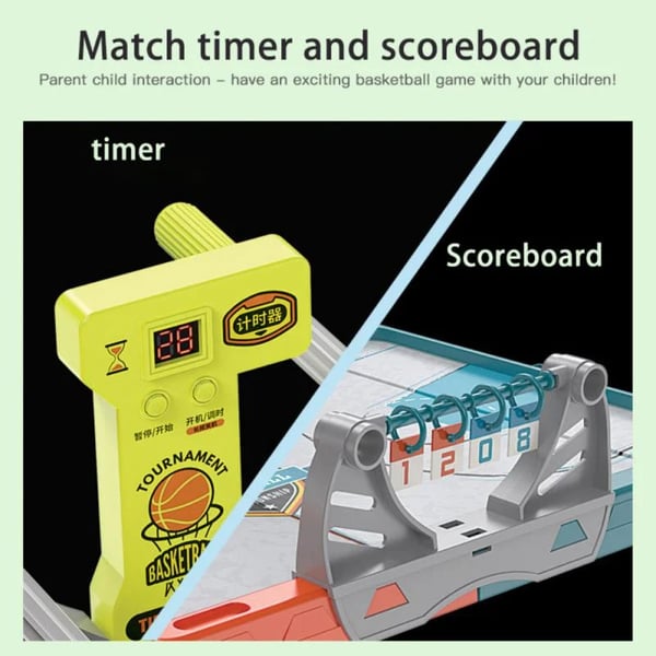 Pack of 02 - Children's Desktop Game - Fingertip Basketball