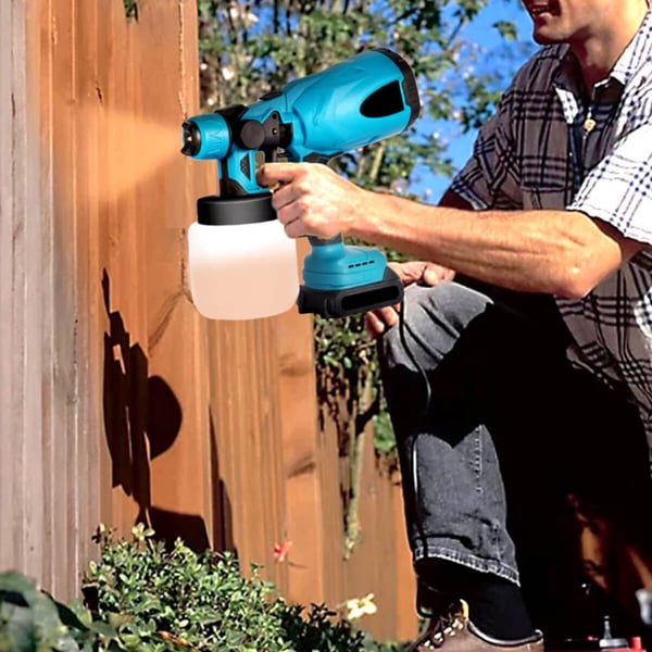 Cordless high pressure paint sprayer