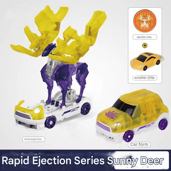 Pack Of 03 - 720° Flip & Morph Toy Car