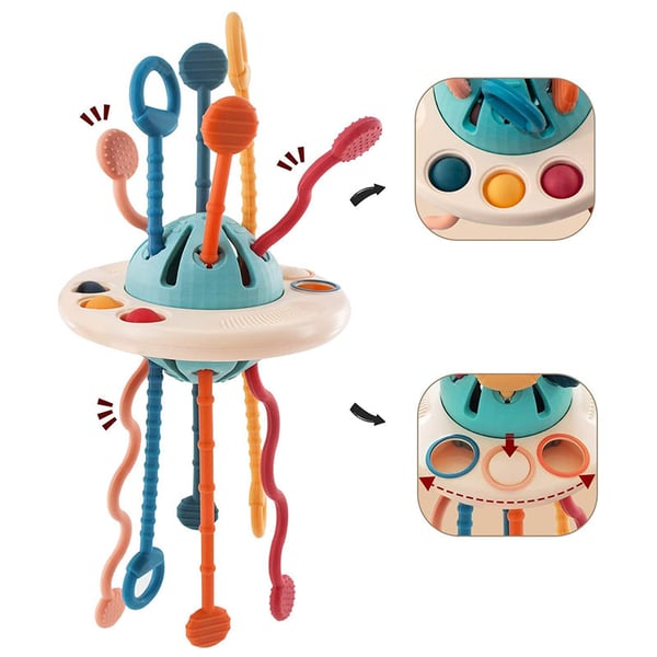 Pack Of 02 - UFO silicone toy