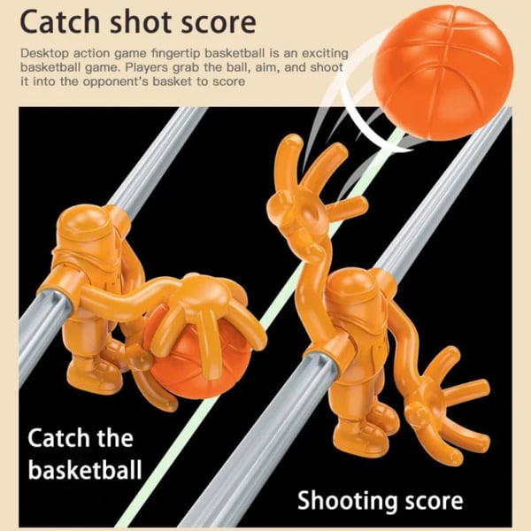 Pack of 02 - Children's Desktop Game - Fingertip Basketball