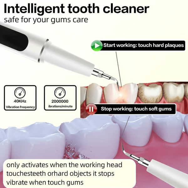 Plaque/Tartar Remover for Teeth, Dental Calculus Remover Teeth Cleaning Kit