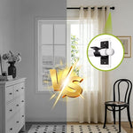 Pack Of 06 - Sakerplus® No Drill Curtain Rod Brackets