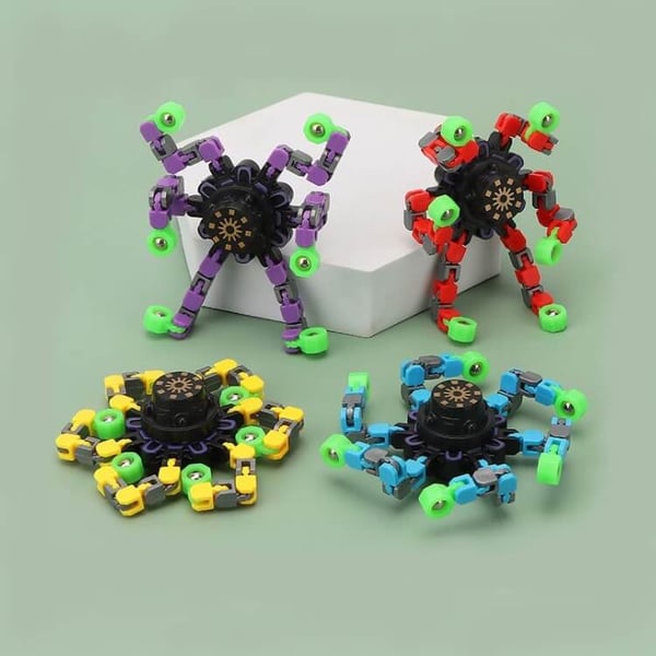Pack of 03 -  Transformable Fingertip Anxiety Stress Relief Toy