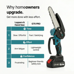 G70 PRO | The One-Hand Branch Chainsaw