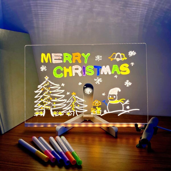 Pack of 02 -  LED Note Board with Colors
