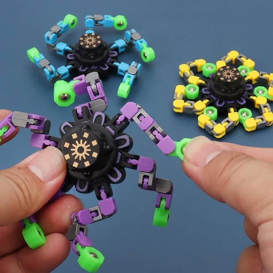 Pack of 03 -  Transformable Fingertip Anxiety Stress Relief Toy