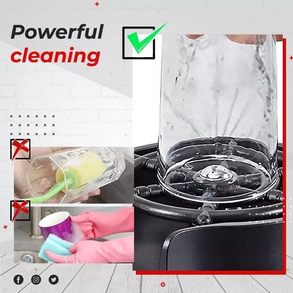 Pack Of 03 -  Automatic Quick Cup Washer