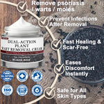Pack Of  03 - Natravor® Black Rice Skin Repair Essence Cream⚕️ FDA Certified (Removes warts and skin growths, improves keratin buildup and seborrheic dermatitis, follicular keratosis, age spots, and bruising)