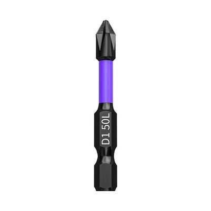 Pack Of 2 - D1 Anti-slip And Shock-proof Bits With Phillips Screwdriver Bits
