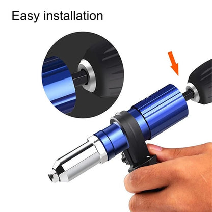Pack Of 02 - Professional Rivet Gun Adapter Set With 4 Nozzle Screws