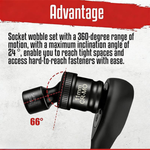 15 Pcs 3/8" Drive Shallow Universal Socket Set