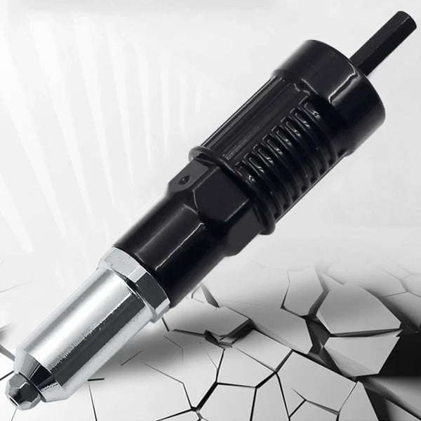 Pack Of 02 - Professional Rivet Gun Adapter Set With 4 Nozzle Screws