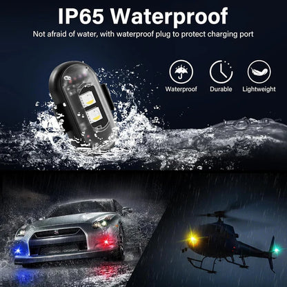 Pack Of 5 - Wireless Led Strobe Lights