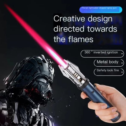 Pack Of 2 - Metal Large Fire Windproof Blue Flame Lighter