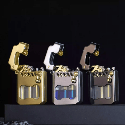 Pack Of 2 - Mecha Metal Rocker Lighter