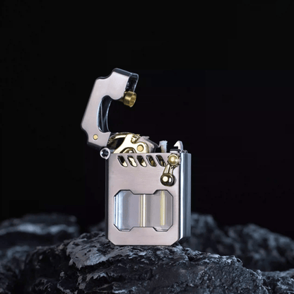 Pack Of 2 - Mecha Metal Rocker Lighter