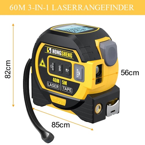 Pack Of 02 - MeasurinSight 3-In-1 Infrared Laser Tape Measuring
