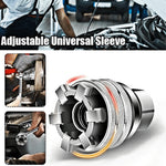 Pack Of 03 - Multi-function Universal Socket Wrench Tool - Universal Maintenance Tool