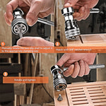 Pack Of 03 - Multi-function Universal Socket Wrench Tool - Universal Maintenance Tool