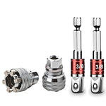 Pack Of 03 - Multi-function Universal Socket Wrench Tool - Universal Maintenance Tool