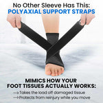 Pack Of 02 - Foot Sleeve with Support Straps