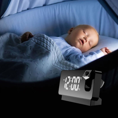 Pack of 2 - Mirror Projection Alarm Clock