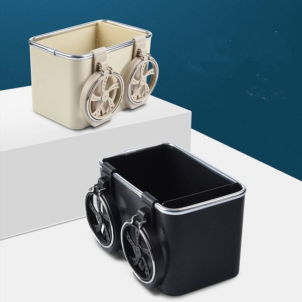 Pack Of 02 -  Car Armrest Storage Box