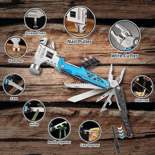 [Pack of 2] 18 In 1 Multifunctional Hammer