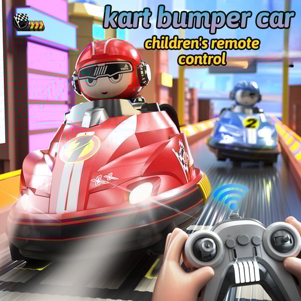 pack of 2 - Remote control bumper cars