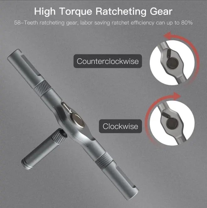 DIY Screwdriver 24 In 1, Switchable Screwdriver