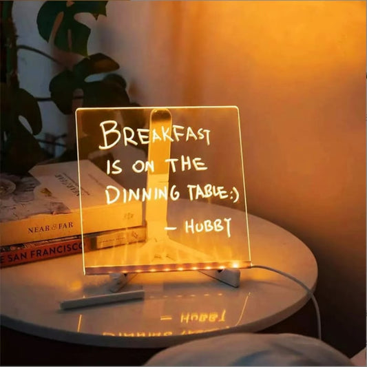 Pack of 02 -  LED Note Board with Colors