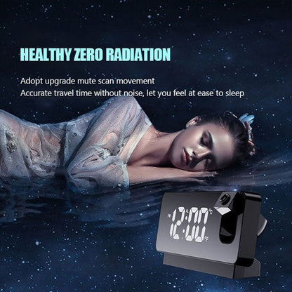 Pack of 2 - Mirror Projection Alarm Clock