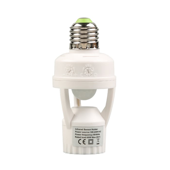 Pack of 6 - Motion Sensor Light Socket