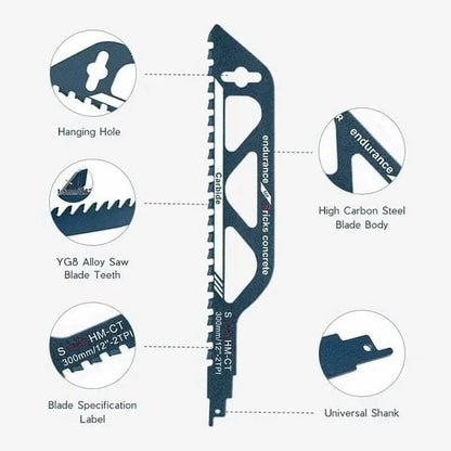 Pack of 03-  Reciprocating Saw Blade for Cutting EVERYTHING