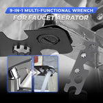 Pack Of 03 - 9-in-1 Multi-functional Wrench for Faucet Aerator