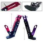 Pack Of 02 - 🏍️ Universal adjustable side stand for motorcycles – Fits all models, safe parking! 💪